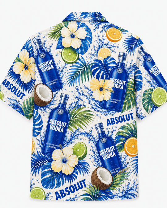 Absolut Tropical Splash Hawaiian Shirt