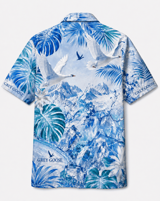Grey Goose Alpine Ice Hawaiian Shirt