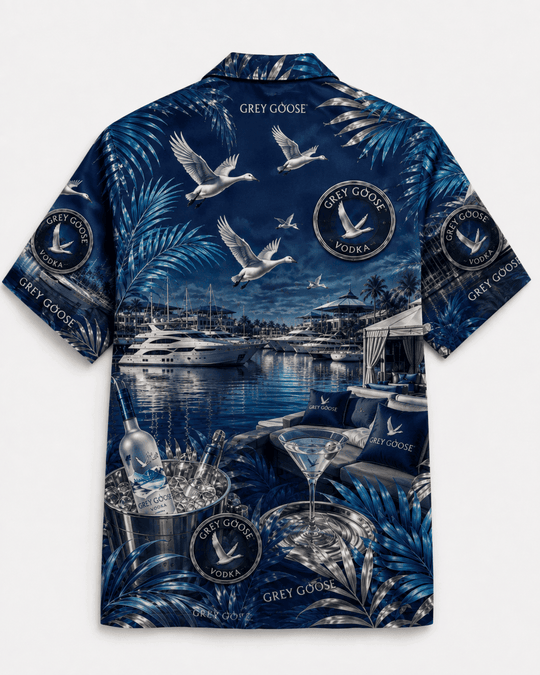 Grey Goose Luxury Marina Hawaiian Shirt