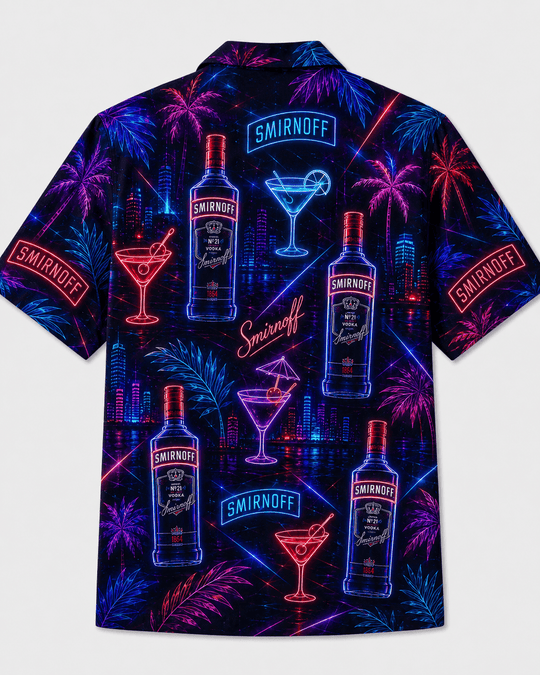 Smirnoff Neon Nights Hawaiian Shirt