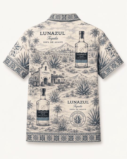 Lunazul Heritage Agave Hawaiian Shirt