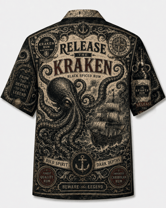 The Kraken Release The Legend Hawaiian Shirt