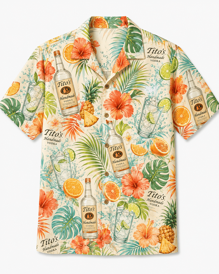 Tito’s Tropical Citrus Hawaiian Shirt