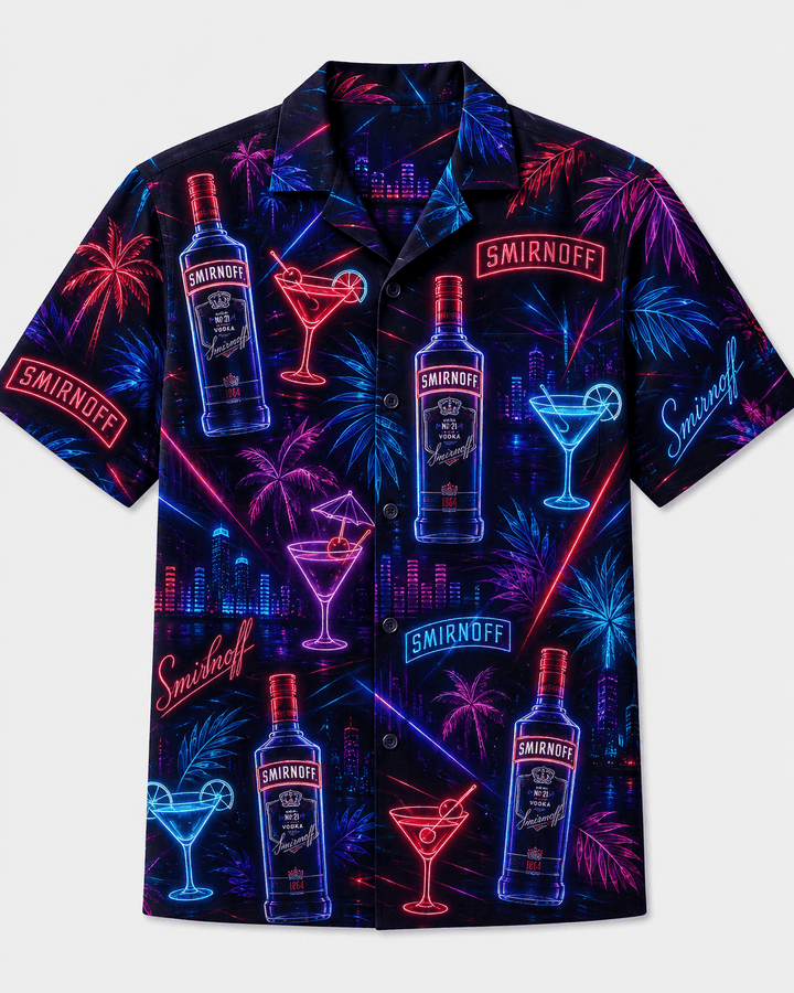 Smirnoff Neon Nights Hawaiian Shirt