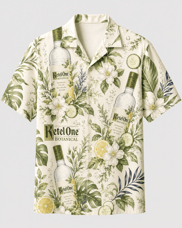 Ketel One Botanical Garden Hawaiian Shirt