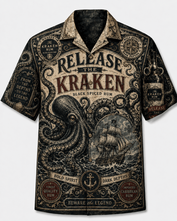 The Kraken Release The Legend Hawaiian Shirt