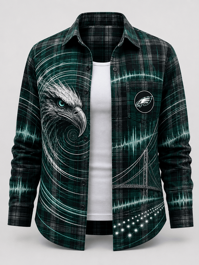 Philadelphia Plaid Overshirt - Sonic Plaid - product_front