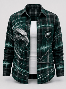 Philadelphia Plaid Overshirt - Sonic Plaid - product_front