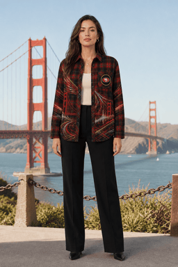 San Francisco Plaid Overshirt - Sonic Plaid - lifestyle_front