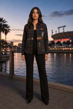 Tampa Bay Plaid Overshirt - Sonic Plaid - lifestyle_front