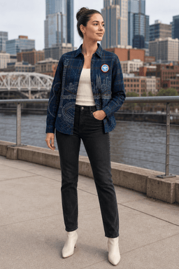 Tennessee Plaid Overshirt - Stadium Blueprint - lifestyle_front