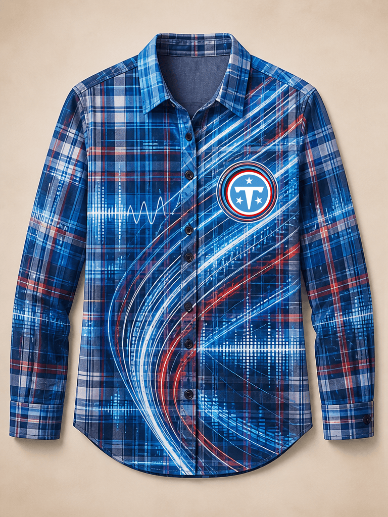 Tennessee Plaid Overshirt - Sonic Plaid - product_front