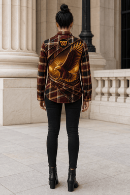 Washington Plaid Overshirt - The Rift - lifestyle_back