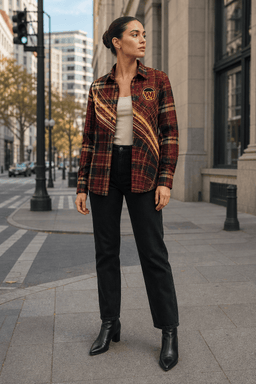 Washington Plaid Overshirt - Sonic Plaid - lifestyle_front