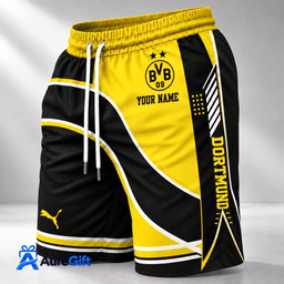 Borussia Dortmund Bundesliga Matchday Personalized Name Short Pants For Fan - Limited Edition