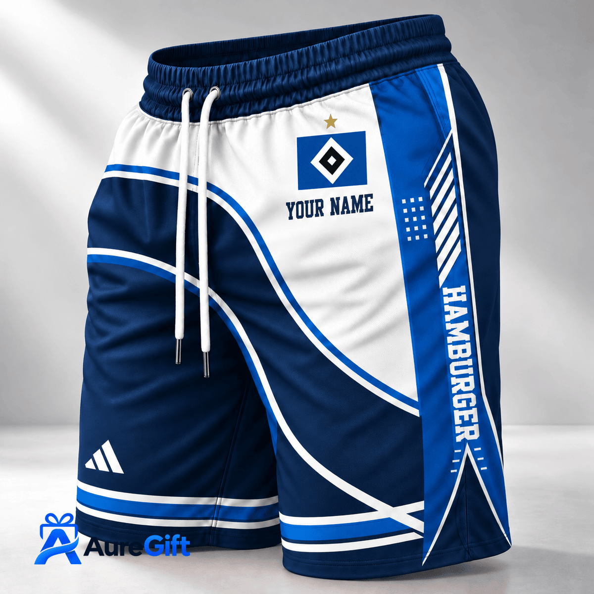 Hamburger SV Bundesliga Matchday Personalized Name Short Pants For Fan - Limited Edition