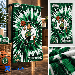Boston Celtics NBA Game Day Personalized Bath Towel – Premium Limited Edition Gift for Fans