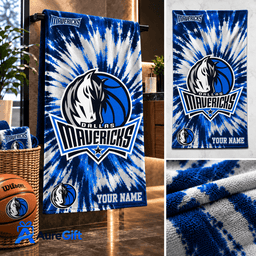 Dallas Mavericks NBA Game Day Personalized Bath Towel – Premium Limited Edition Gift for Fans