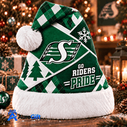 Saskatchewan Roughriders CFL Christmas Personalized Santa Hat – Premium Limited Edition Gift for Fans