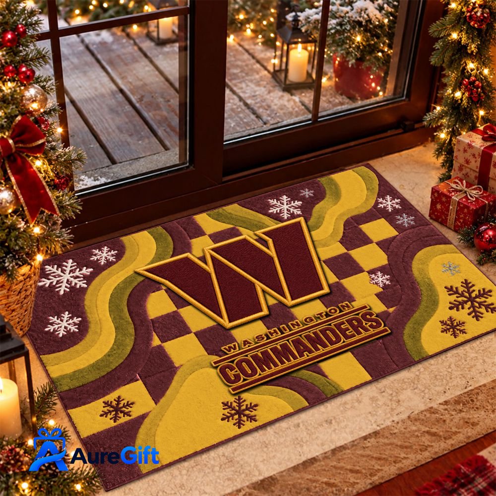 NFL Christmas Doormat Gift for Fans03