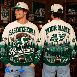 Saskatchewan Roughriders CFL Christmas Personalized Sweatshirt – Premium Limited Edition Gift for Fans