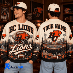 BC Lions CFL Christmas Personalized Sweatshirt – Premium Limited Edition Gift for Fans