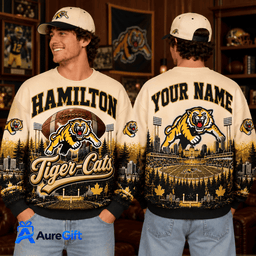 Hamilton Tiger-Cats CFL Christmas Personalized Sweatshirt – Premium Limited Edition Gift for Fans