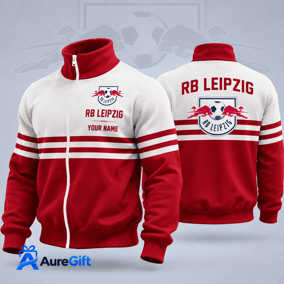 RB Leipzig Bundesliga Matchday Personalized Name Stand Collar Jacket For Fan - Limited Edition