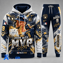 Milwaukee Brewers MLB World Series Bound 2026 Premium Personalized Set Hoodie Long Pants Gift For Fan 01