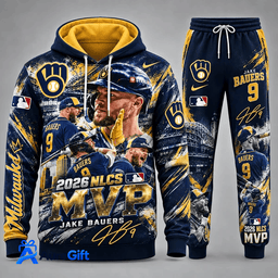 Milwaukee Brewers MLB World Series Bound 2026 Premium Personalized Set Hoodie Long Pants Gift For Fan 01