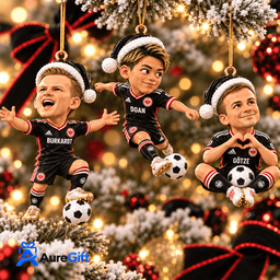 Eintracht Frankfurt Bundesliga Matchday Personalized Name Acrylic Ornament Set 3 For Fan - Limited Edition