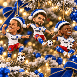Hamburger SV Bundesliga Matchday Personalized Name Acrylic Ornament Set 3 For Fan - Limited Edition
