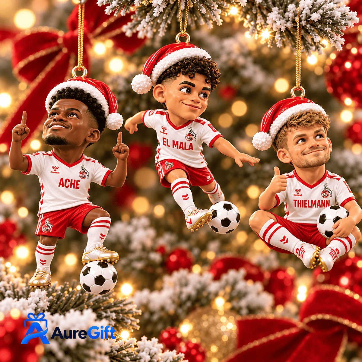 1. FC Köln Bundesliga Matchday Personalized Name Acrylic Ornament Set 3 For Fan - Limited Edition