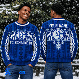 Schalke 04 Bundesliga Matchday Personalized Name Knitted Sweater For Fan - Limited Edition