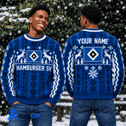 Hamburger SV Bundesliga Matchday Personalized Name Knitted Sweater For Fan - Limited Edition