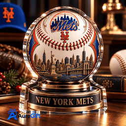 New York Mets MLB Personalized Name Acrylic Block Plaque Gift For Fan - Limited Edition