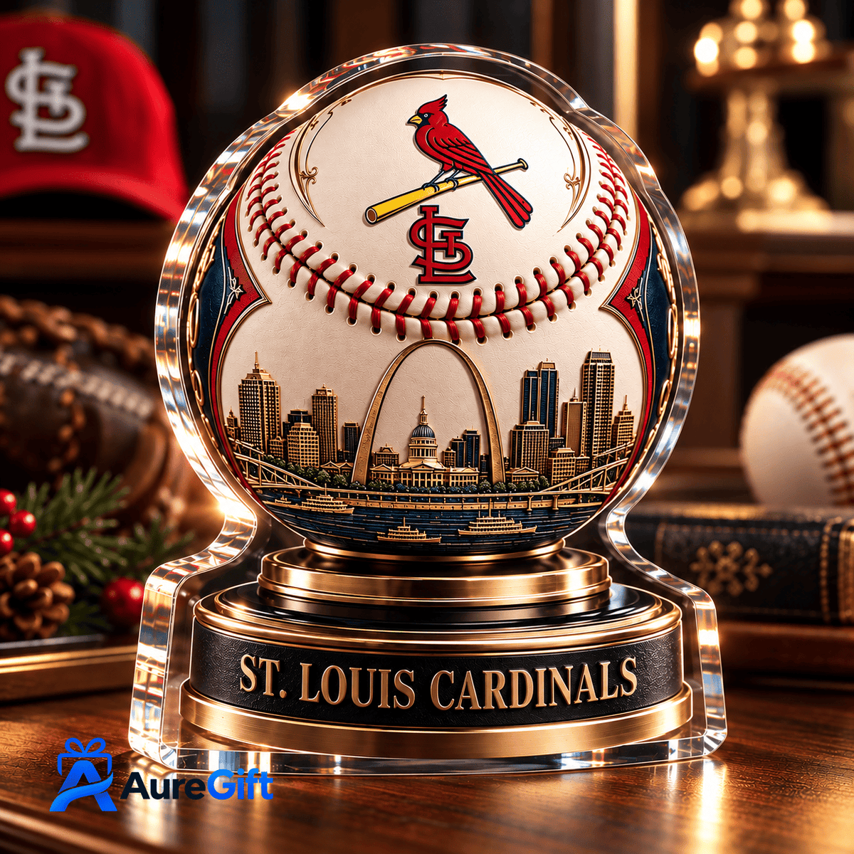 St. Louis Cardinals MLB Personalized Name Acrylic Block Plaque Gift For Fan - Limited Edition