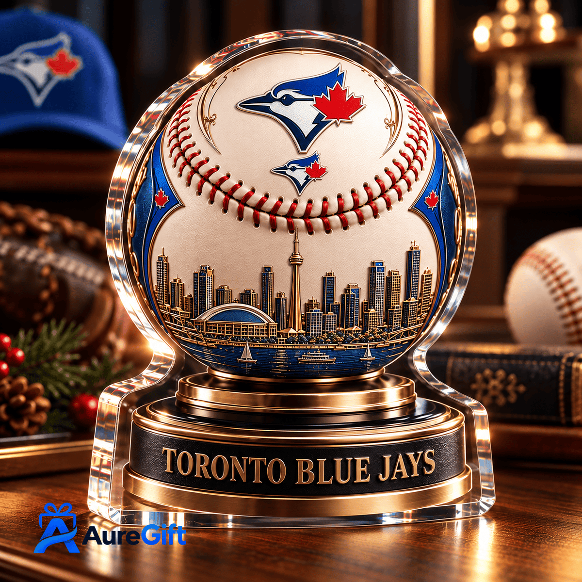 Toronto Blue Jays MLB Personalized Name Acrylic Block Plaque Gift For Fan - Limited Edition