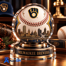 Milwaukee Brewers MLB Personalized Name Acrylic Block Plaque Gift For Fan - Limited Edition