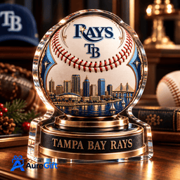 Tampa Bay Rays MLB Personalized Name Acrylic Block Plaque Gift For Fan - Limited Edition