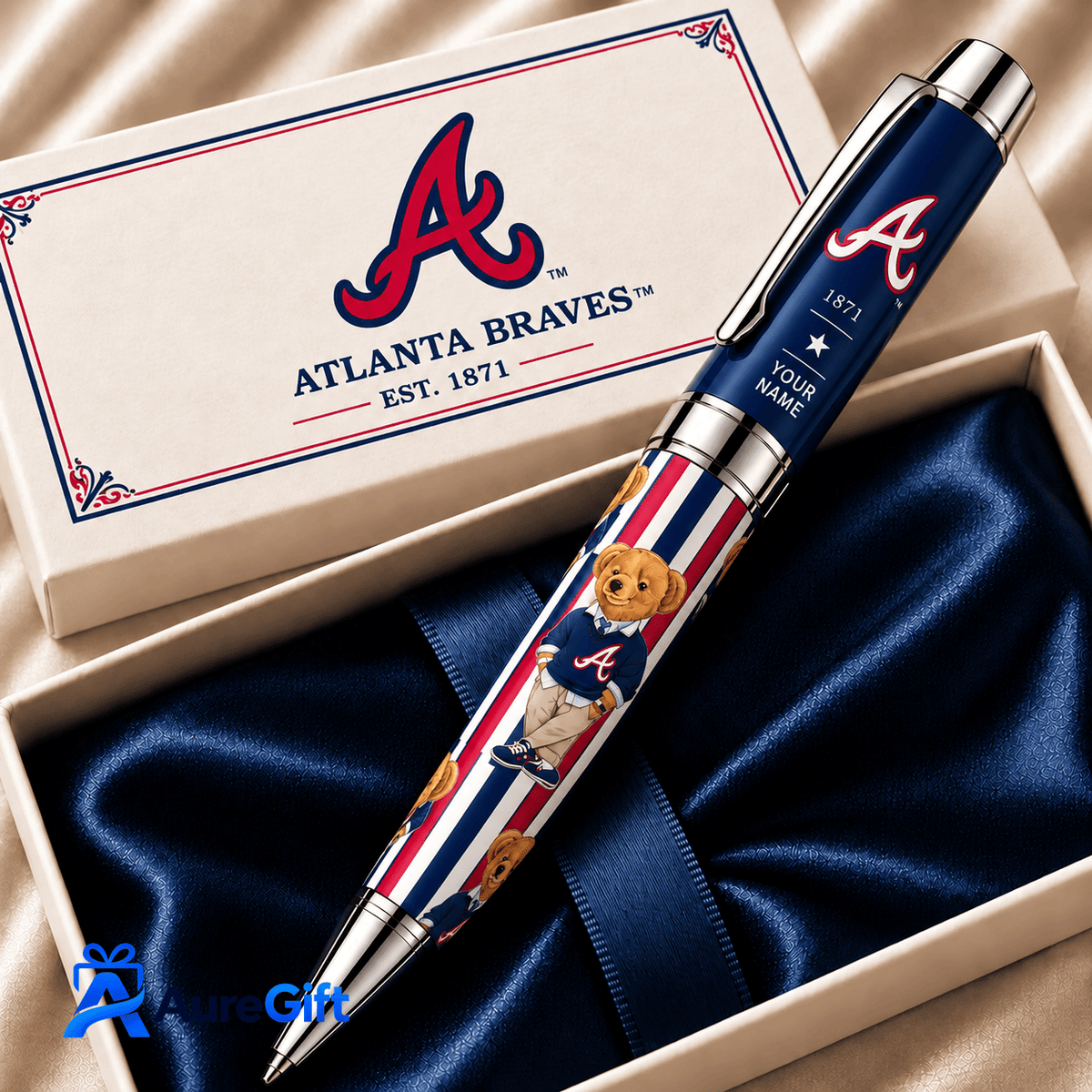Atlanta Braves MLB Personalized Name Ballpoint Pen Gift For Fan - Limited Edition