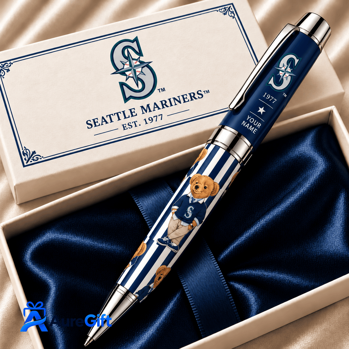 Seattle Mariners MLB Personalized Name Ballpoint Pen Gift For Fan - Limited Edition