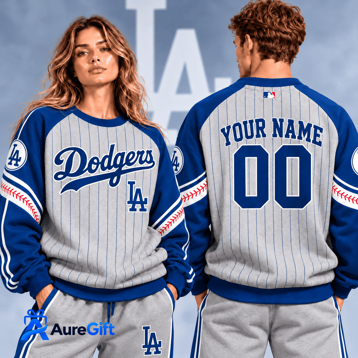 Los Angeles Dodgers MLB Personalized Name Sweatshirt Gift For Fan - Limited Edition