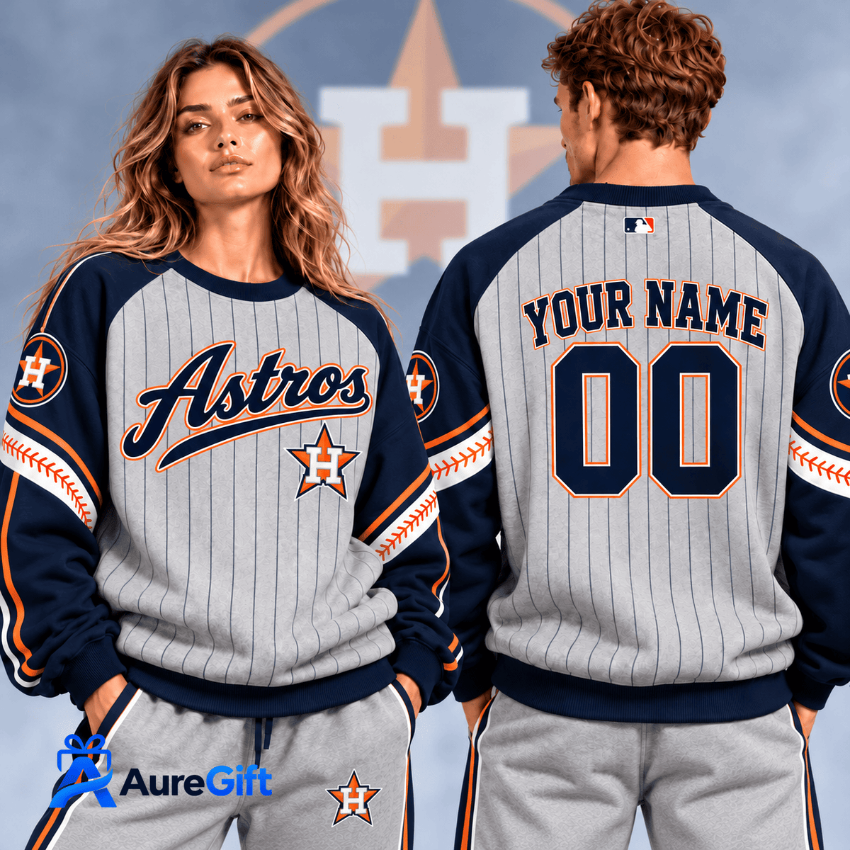 Houston Astros MLB Personalized Name Sweatshirt Gift For Fan - Limited Edition