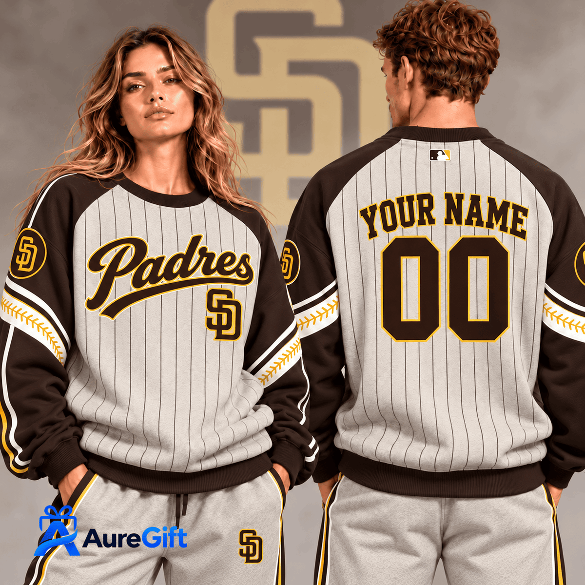 San Diego Padres MLB Personalized Name Sweatshirt Gift For Fan - Limited Edition