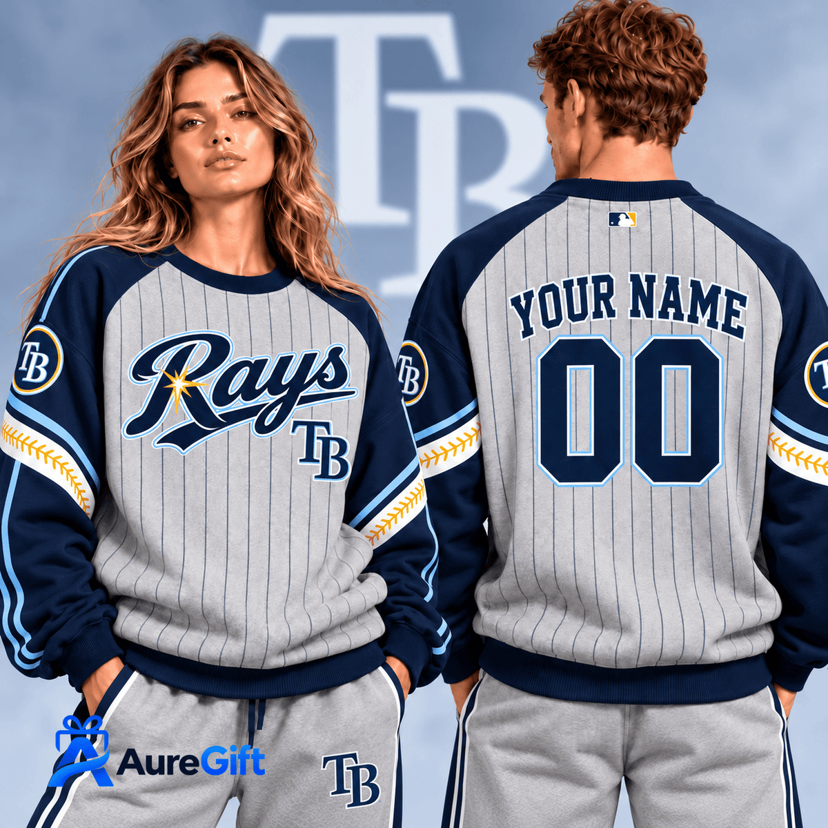 Tampa Bay Rays MLB Personalized Name Sweatshirt Gift For Fan - Limited Edition