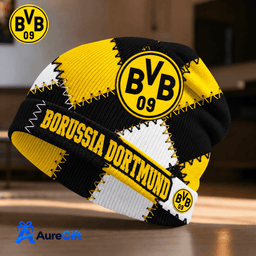 Borussia Dortmund Bundesliga Matchday Personalized Name Beanie Hat For Fan - Limited Edition
