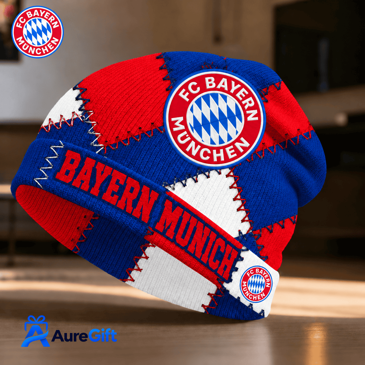 Bayern Munich Bundesliga Matchday Personalized Name Beanie Hat For Fan - Limited Edition