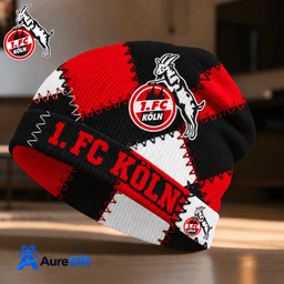 1. FC Köln Bundesliga Matchday Personalized Name Beanie Hat For Fan - Limited Edition