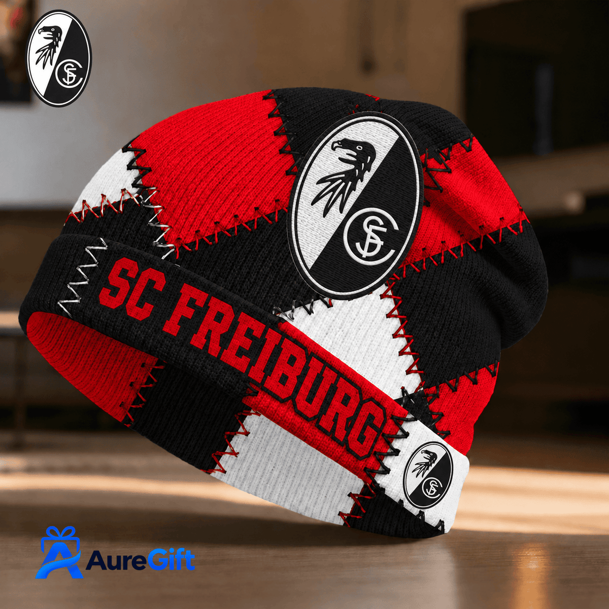SC Freiburg Bundesliga Matchday Personalized Name Beanie Hat For Fan - Limited Edition